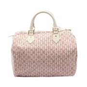 Pre-owned Canvas louis-vuitton-bags Louis Vuitton Vintage , White , Da...