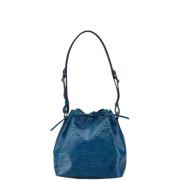 Pre-owned Leather handbags Louis Vuitton Vintage , Blue , Dames