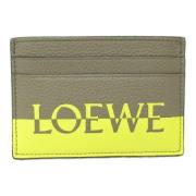 Pre-owned Leather wallets Loewe Pre-owned , Yellow , Dames