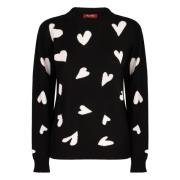 Fantasy Hearts Woltrui Max Mara Studio , Black , Dames