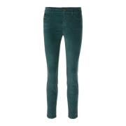 Silvi Fluweel Broek Marc Cain , Green , Dames