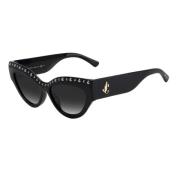 Zwarte Acetaat Dames Zonnebril Jimmy Choo , Black , Dames