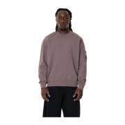 Diagonaal Mesh Fleece Sweatshirt C.p. Company , Purple , Heren