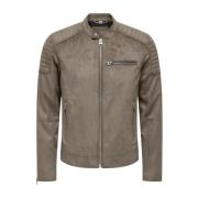 Stijlvolle Jas voor Mannen Only & Sons , Brown , Heren