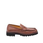 Courmayeur Loafer Grained Calf Testoni , Brown , Heren