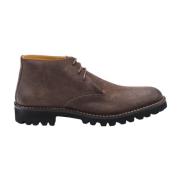 Courmayeur Desert WAX Suede Calf Testoni , Brown , Heren