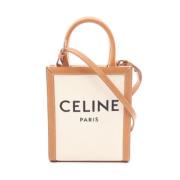 Pre-owned Canvas handbags Celine Vintage , Beige , Dames