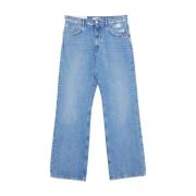 Bootcut Summertime Denim Jeans Amish , Blue , Heren