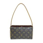 Pre-owned Fabric handbags Louis Vuitton Vintage , Brown , Dames