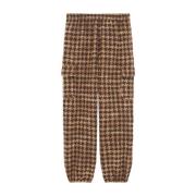 Cargo Tweed Broek Drole de Monsieur , Brown , Heren