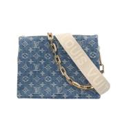 Pre-owned Denim louis-vuitton-bags Louis Vuitton Vintage , Blue , Dame...