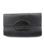 Pre-owned Fabric clutches Louis Vuitton Vintage , Black , Unisex