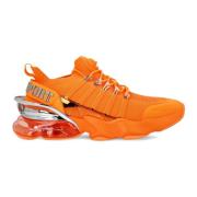 Fluo Oranje Tiger Attack Hardloopschoen Plein Sport , Orange , Heren