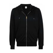 Zwarte Zip Hoodie met Strepen PS By Paul Smith , Black , Heren