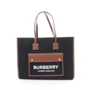 Pre-owned Canvas handbags Burberry Vintage , Black , Dames