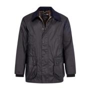 Klassieke Bedale Gewaxte Jas Mannen Barbour , Blue , Heren