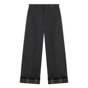 Regular Fit Broek Burberry , Gray , Dames