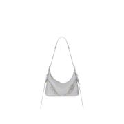 Voyou Mini Leren Crossbody Tas Givenchy , Gray , Dames