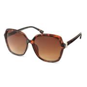 Bruine Resin Zonnebril voor Vrouwen Guess , Brown , Dames