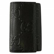 Pre-owned Leather key-holders Gucci Vintage , Black , Heren