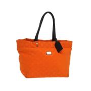 Pre-owned Nylon louis-vuitton-bags Louis Vuitton Vintage , Orange , Da...