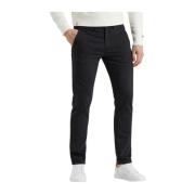 Moderne Slim Fit Chino Stretch Broek Cast Iron , Black , Heren