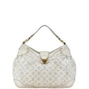 Pre-owned Leather louis-vuitton-bags Louis Vuitton Vintage , White , D...