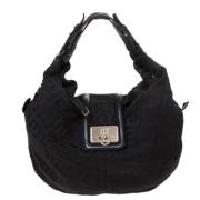 Pre-owned Canvas handbags Givenchy Pre-owned , Black , Dames