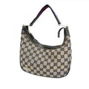 Pre-owned Canvas gucci-bags Gucci Vintage , Blue , Dames