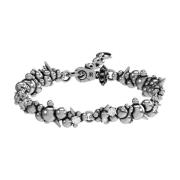 Armband met puntige kralen en diamanten John Richmond , Gray , Dames