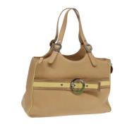 Pre-owned Leather handbags Givenchy Pre-owned , Beige , Dames