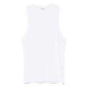 Tanktop in Record-stijl Wales Bonner , White , Heren