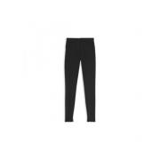 Zwarte Stretch Leggings Balenciaga , Black , Dames