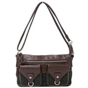 Pre-owned Leather shoulder-bags Loewe Pre-owned , Green , Dames