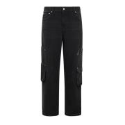 Werkplaats Denim Jeans Represent , Black , Heren