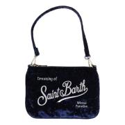 Mini Parisienne Pouch Bestendige Stof MC2 Saint Barth , Blue , Dames