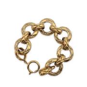 Pre-owned Metal chanel-jewelry Chanel Vintage , Yellow , Dames