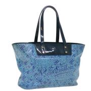 Pre-owned Fabric totes Louis Vuitton Vintage , Blue , Dames