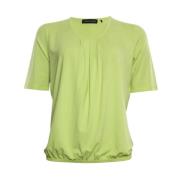 Groene Blouson O-Neck Shirt Roberto sarto , Green , Dames