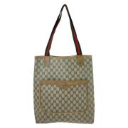 Pre-owned Canvas handbags Gucci Vintage , Gray , Dames