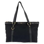 Pre-owned Canvas handbags Gucci Vintage , Black , Dames