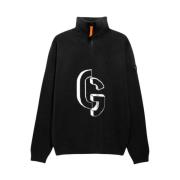 Zwarte Truck Driver Sweater Gertrude , Black , Heren