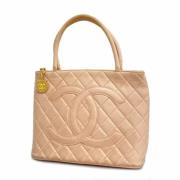 Pre-owned Leather chanel-bags Chanel Vintage , Pink , Dames