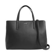 Zwarte Tote Tas voor Vrouwen Calvin Klein , Black , Dames