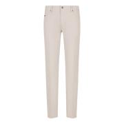 Slim Fit Technische Stof Broek Armani , Beige , Heren