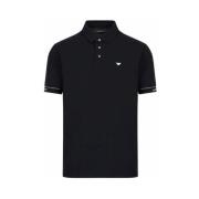 Klassiek Poloshirt van Zuiver Katoen Armani , Blue , Heren