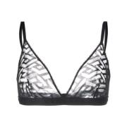 Stijlvolle BRA voor Trendy Looks Versace , Black , Dames