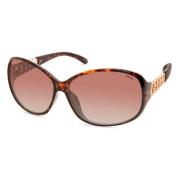 Bruine Resin Zonnebril voor Vrouwen Guess , Brown , Dames