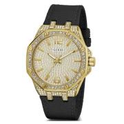 Gouden Dameskwarts Horloge Guess , Yellow , Dames