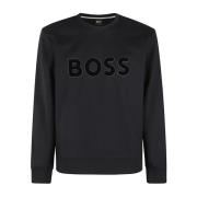 Stijlvolle Sweatshirt voor Mannen Hugo Boss , Black , Heren